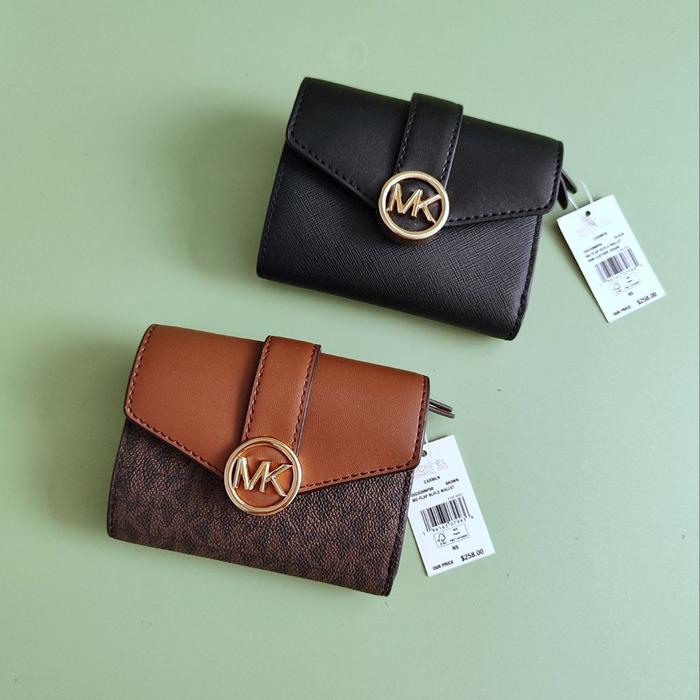 Dompet Wanita Original MK Carmen Medium Flap Bifold Wallet