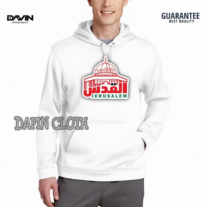 Sweater Hoodie Pria Palestine Jerusalem