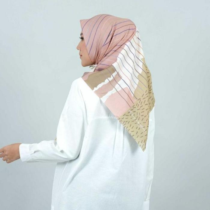 HIJAB DEENAY X NADJANI SPRINKLE COOKIES CHOCOLATTE SPRINKLE BLUE PEACH