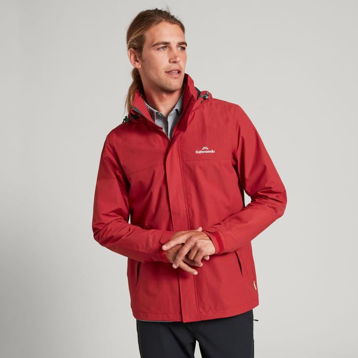 Jaket Outdoor Pria Gunung Waterproof Kathmandu Andulo Men Rain Jacket Chilli Pepper Original