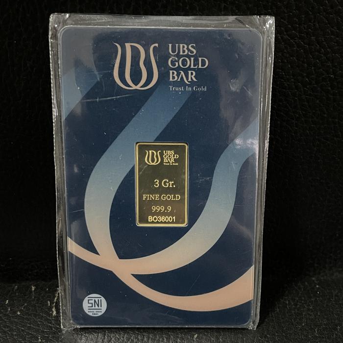 Emas UBS 3gram 3gr Logam Mulia Bukan Antam