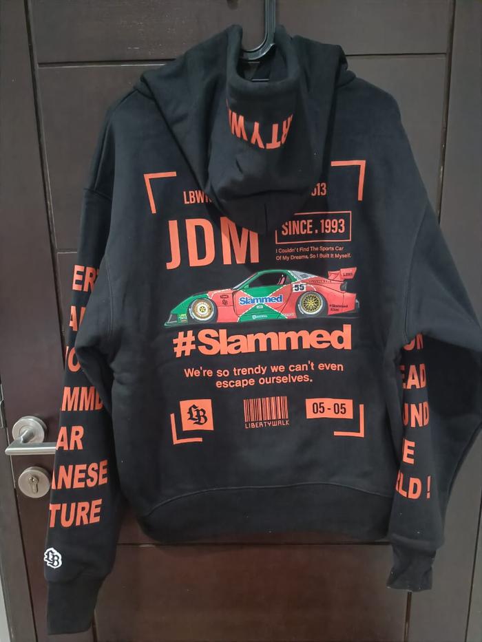 Liberty Walk LBWK Hoodie Black Mazda FD3S RX 7 Slammed Japan Limited