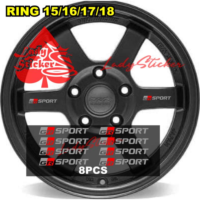 STICKER VELK MOBIL TOYOTA GR SPORT STICKER MOBIL VELK YARIS GR AGYA GR