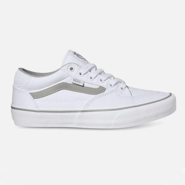 SEPATU VANS OFF THE WALL | ROWAN CANVAS WHITE GREY