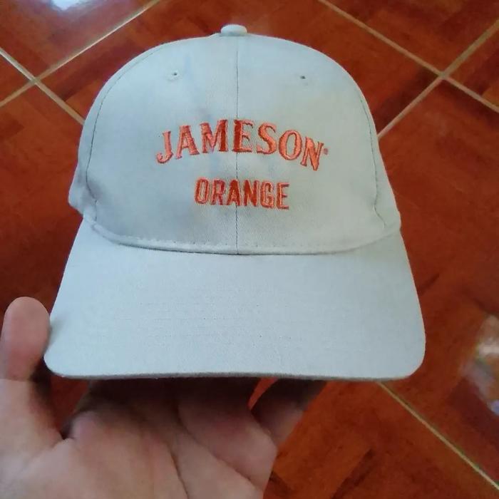 Vtg James Orange Hat