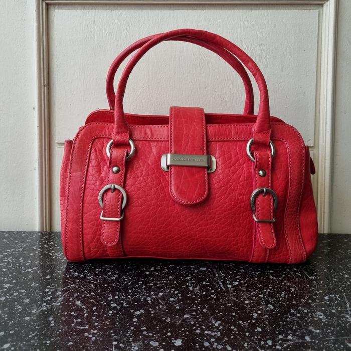 TAS PESTA TOP HANDEL WANITA KULIT ASLI NICOLE ST GILLES SECOND IMPORT