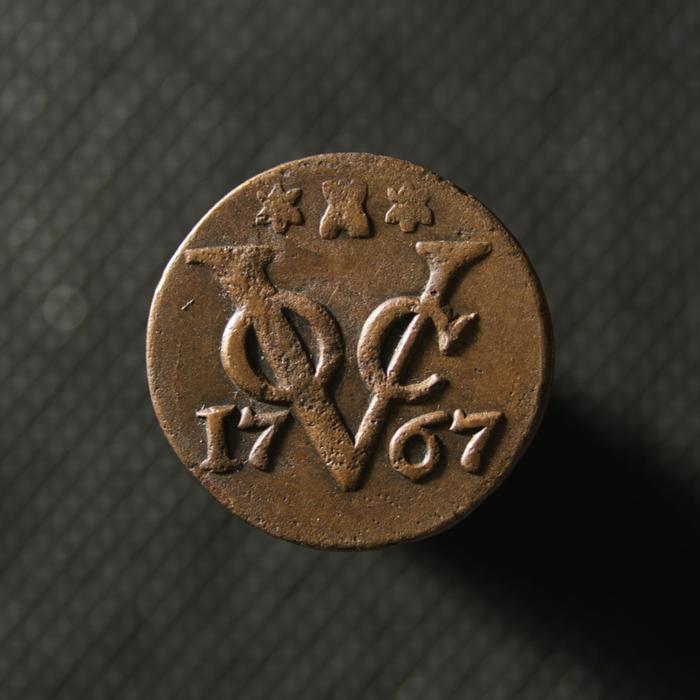 Uang Kuno Koin VOC 1 Duit Provinsi Zeeland Tahun 1767