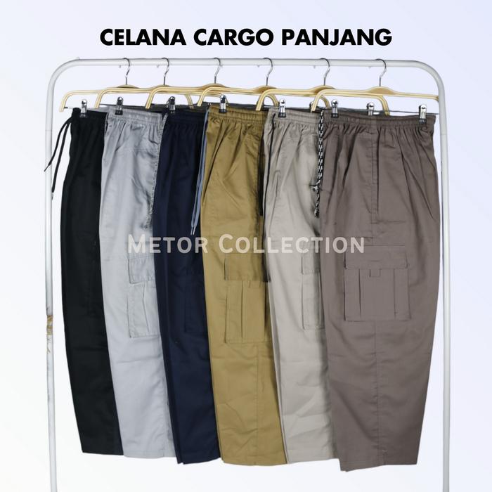 Celana Panjang Cargo Celana Cargo Panjang Celana Kantong Pria Celana