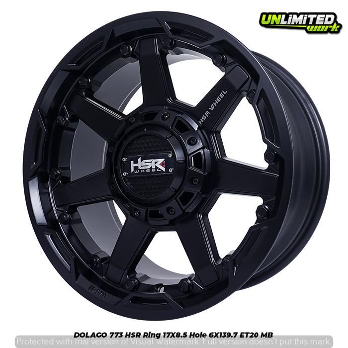 Pelek Mobil Ring 17 Import HSR DOLAGO Pajero Hilux Dc Strada Offroad