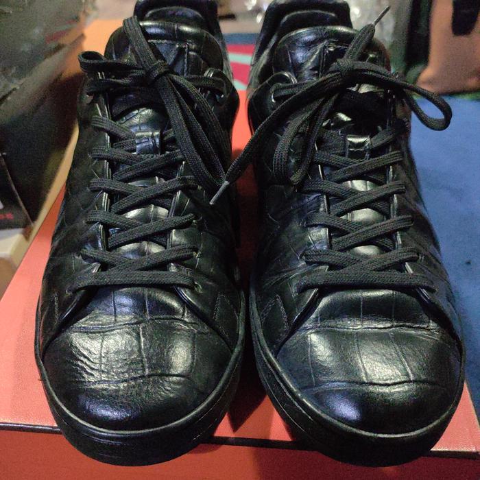 L0u15 V21tt0n Croco Leather Sneakers Original Size 41 Sepatu Pria Casual Kondisi Bagus Ad Minus Sol 