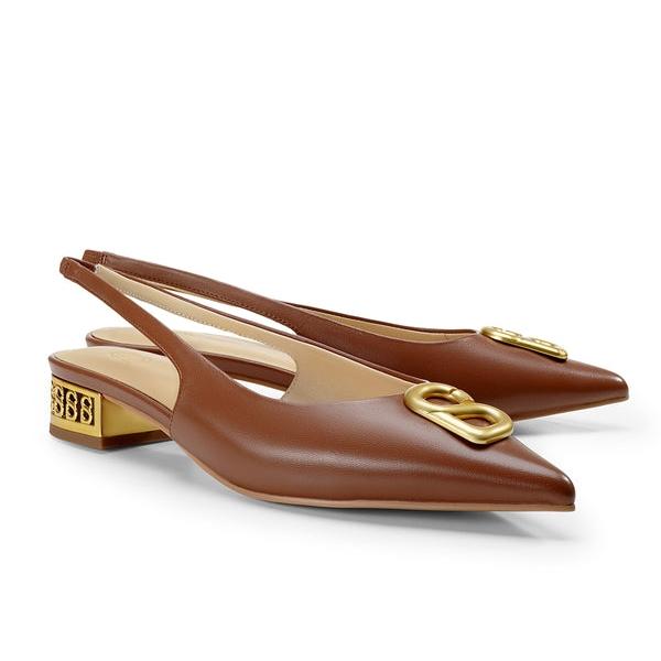 BUTTONSCARVES Milly Slingback Shoes - Caramel