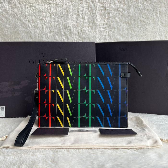 Valentino multicolor standing pouch