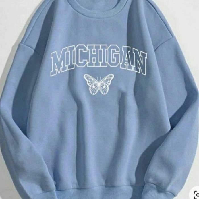 MICHIGAN SWEATER CREWNECK OVERSIZE