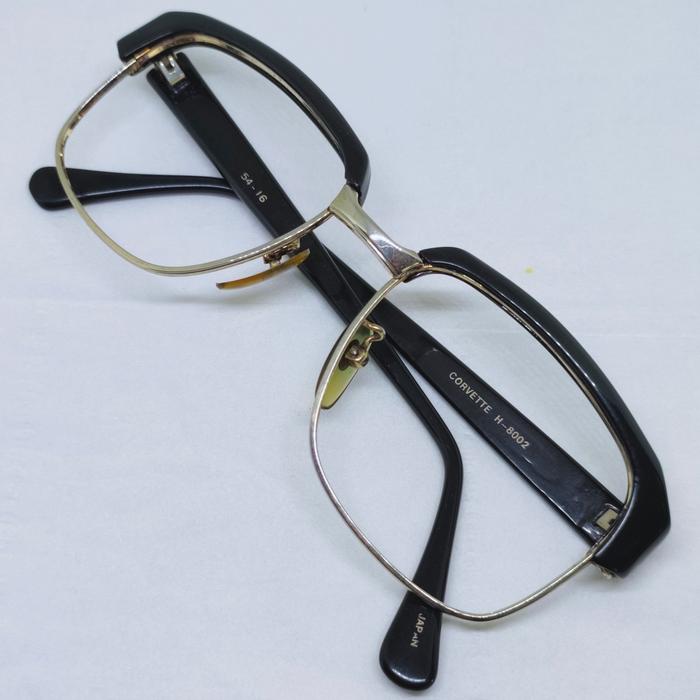 Frame kacamata antik clubmaster corvette japan vintage kacamata lawas