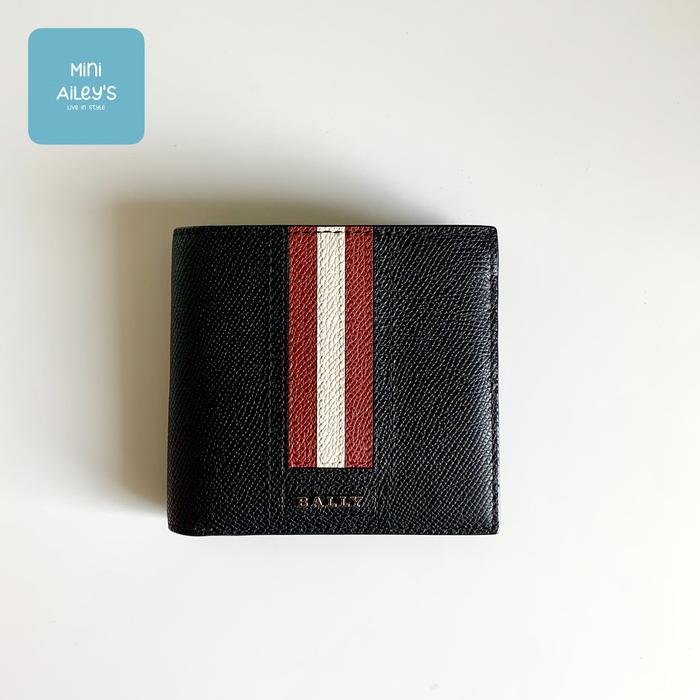 Dompet Pria Bally Men Trasai Wallet Black Authentic Original