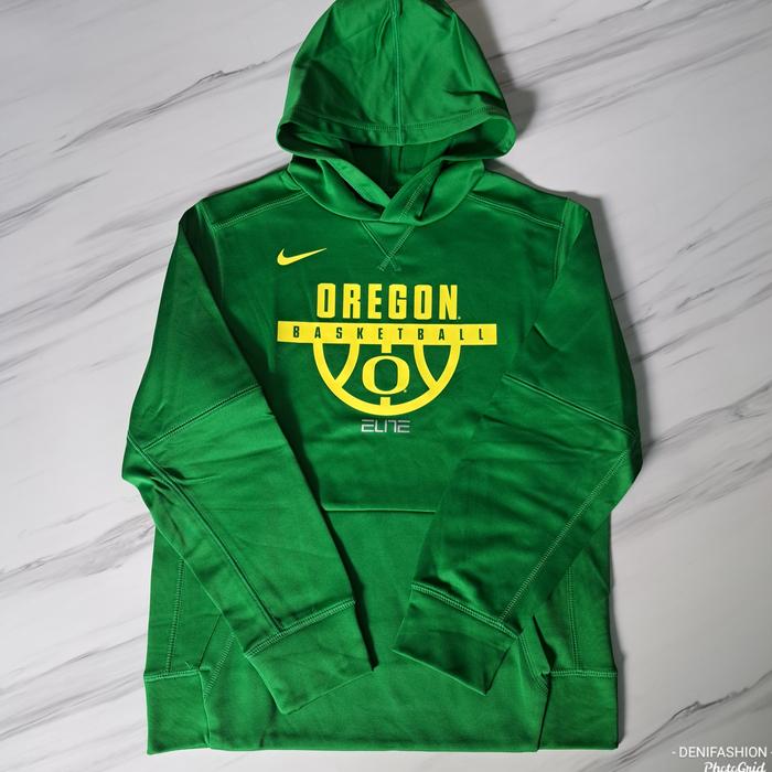 JAKET ANAK 11-15 TAHUN NIKE ELITE THERMA BASKETBALL OREGON HOODIE ORI