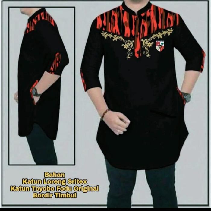 BAJU KOKO PEMUDA PANCASILA LORENG SRITEX