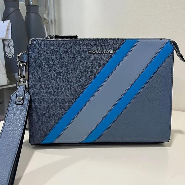 Cooper Large Pouch Denim With Handle 26x20x4
