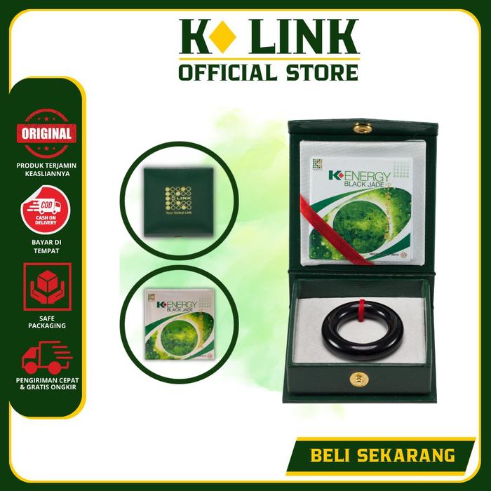 Black Jade Klink Ring Terapi Energy Pria Besar Kuat Tahan Lama - XXXL