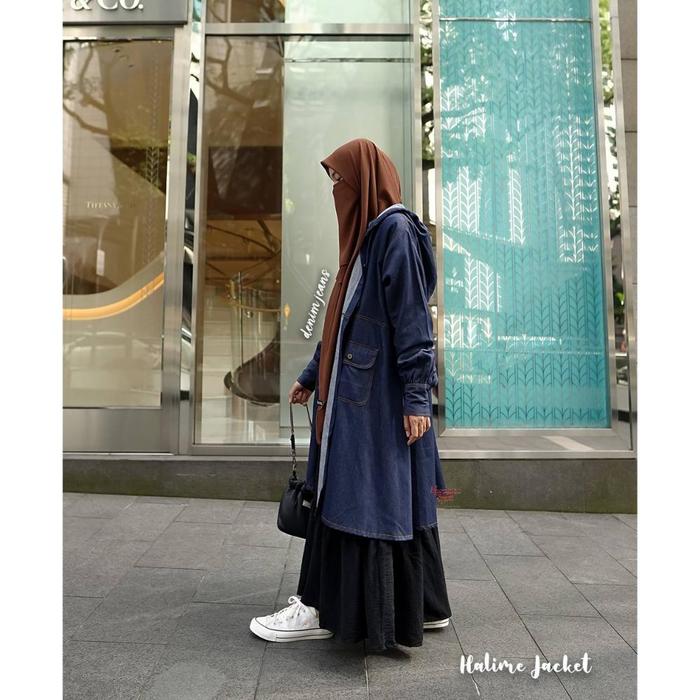Halime Jacket by Khumaira Syari | Jaket Outer Oversize Wanita Muslimah
