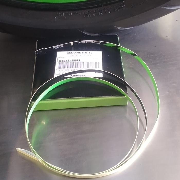 Pattern Wheel Sticker Velg Kawasaki ZX10R ZX1000 Original