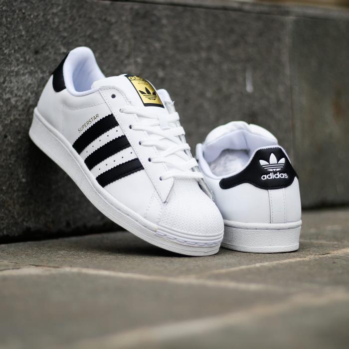 Sepatu ADIDAS SUPERSTAR FOUNDATION PACK WHITE BLACK