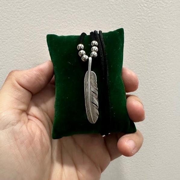 Goros Feather 925 Sterling Original Authentic Made in Japan