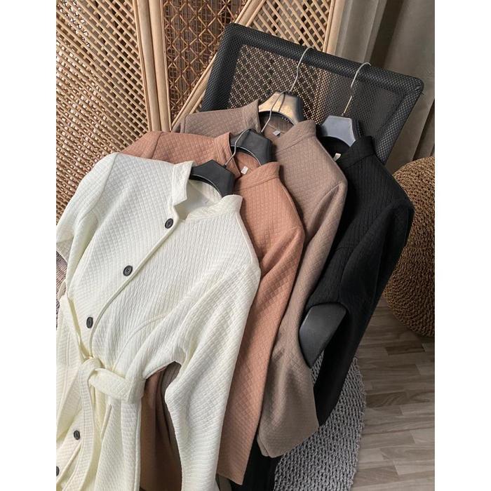Zarra Zara Outer Coat Diamond Premium | Long Coat Wanita Tebal premium
