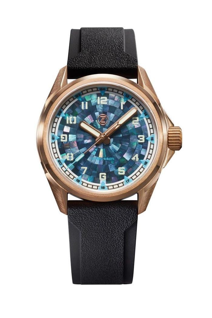 Jam Tangan Zelos SWORDFISH FIELD 38MM BRONZE - MOP