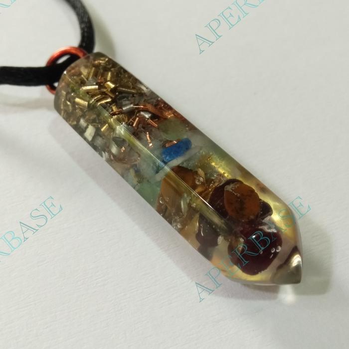 PENDULUM ORGONITE 7 CHAKRA