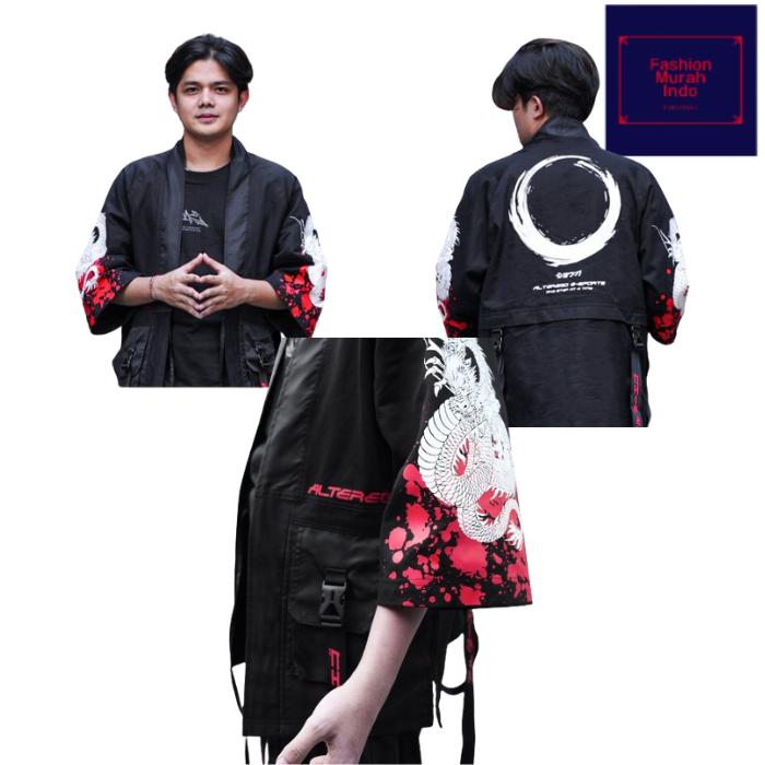 Kimono Alter Ego esports enso haori V1 pria wanita street xs s m l xl