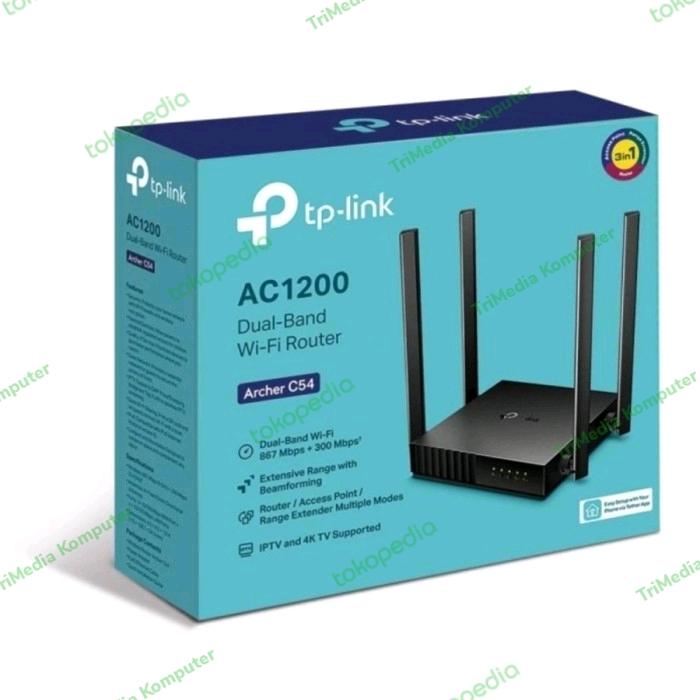 Tp-Link TpLink Tp Link Archer C54 AC1200 Dual Band Wi-Fi Router C 54