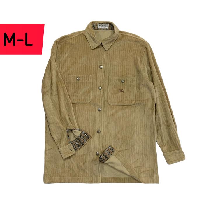 Kemeja corduroy BURBERRYS vintage ( made in spain )