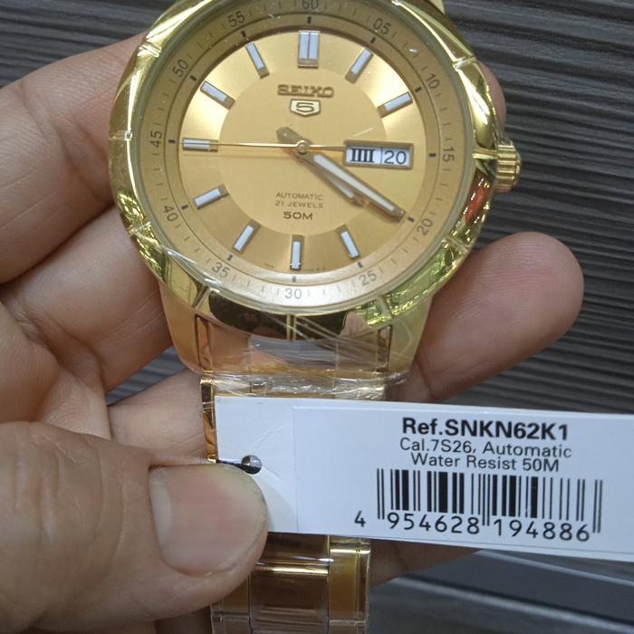 SEIKO AUTOMATIC ORI JAM TANGAN PRIA SNKN62K/SEIKO 5 JAM TANGAN PRIA RT
