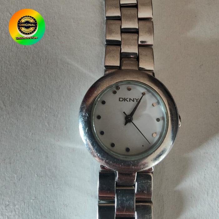 Jam Tangan Wanita DKNY Quartz Stainless Bracelet Preloved Original