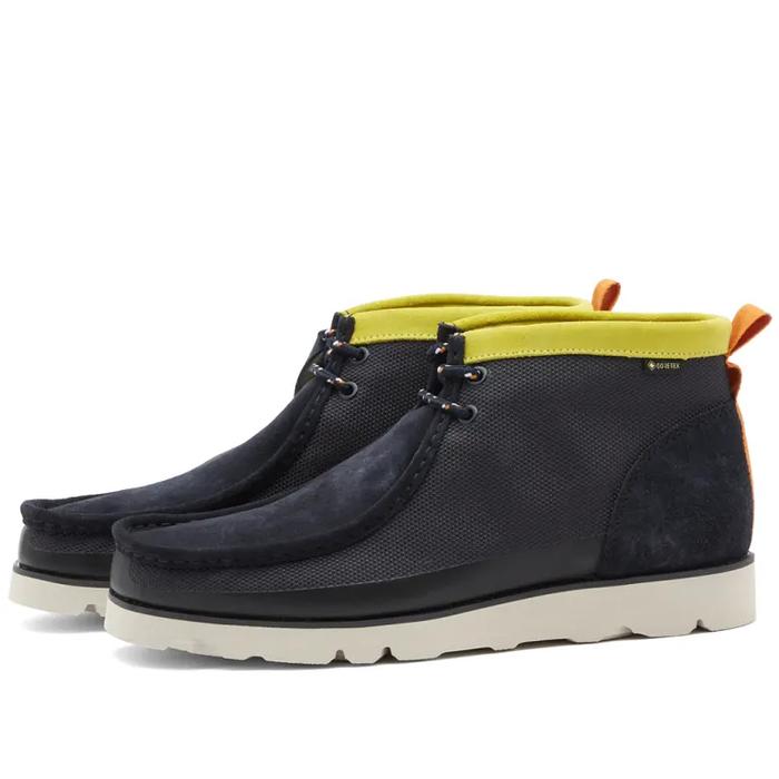 CLARKS WALLABEE 2.0 GORE-TEX NAVY COMBI