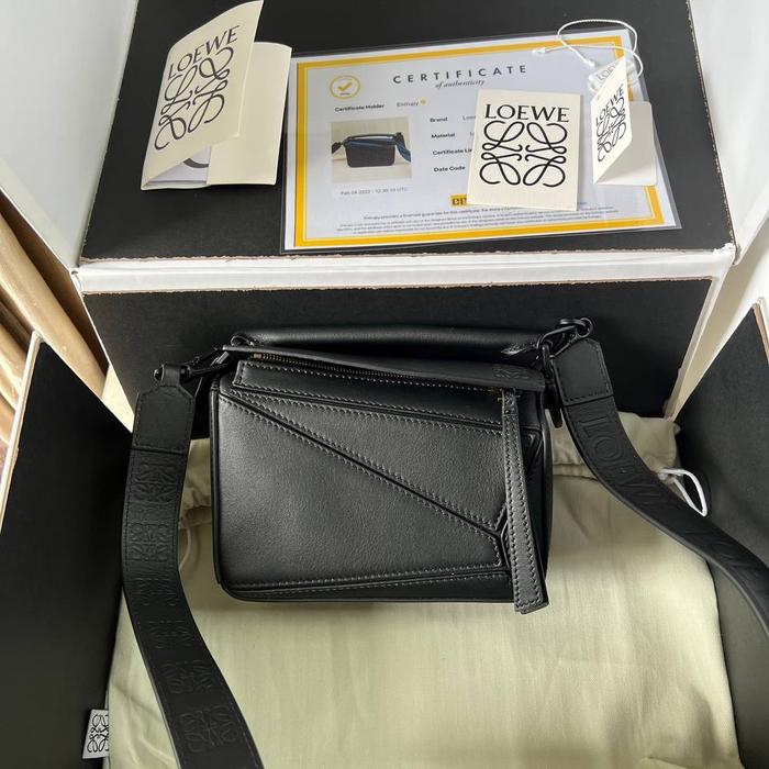 nego preloved loewe puzzle mini puzzle bag in classic