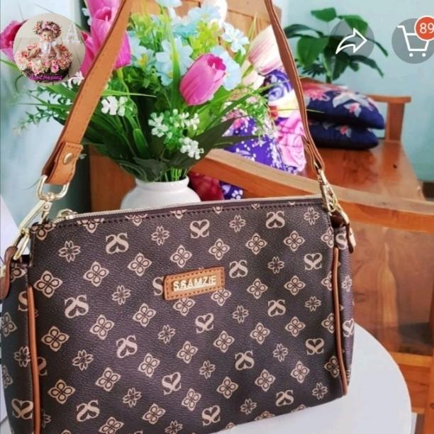 SALE! Tas Merk Ssamzie Korea/kulit mantul/mulus/like new/ORI 100%,free ganci