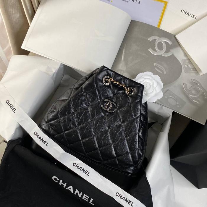 nego preloved ori rec 2023 chanel gabrielle backpack chip authentic