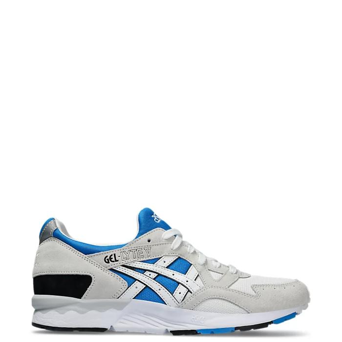 Sepatu Asics Gel Lyte V White Electric Blue Men Original