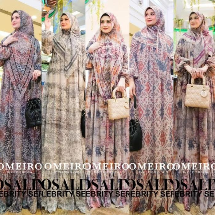 BISA COD (GAMIS SET ROSALINE CELEBRITY SERIES BY OMEIRO ORI PREMIUM