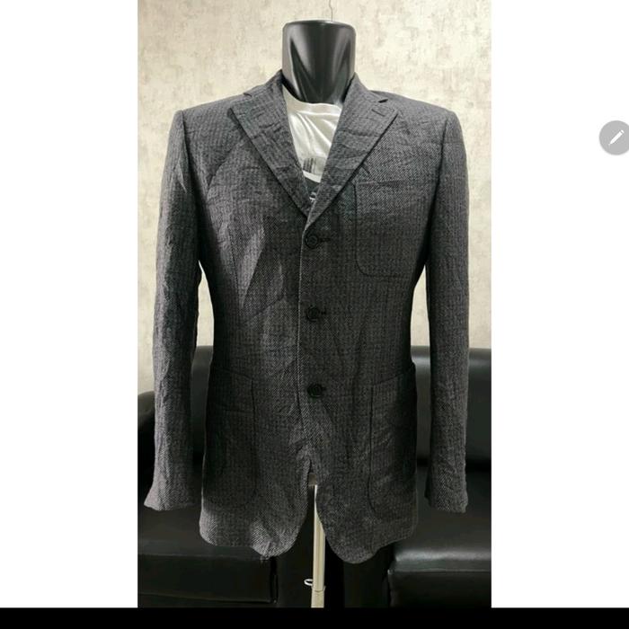 Fordoo blazer pria blazer tweed pria jas pria