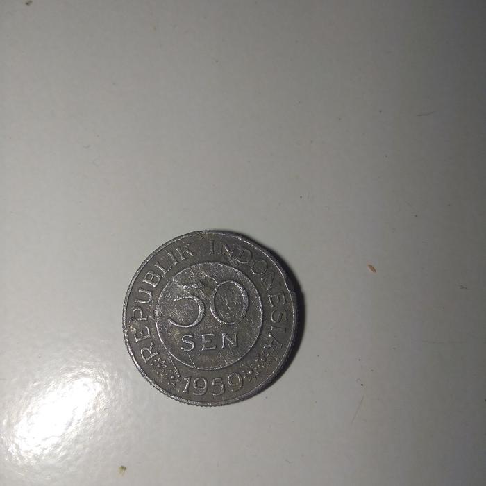 uang kuno koin 50 sen real