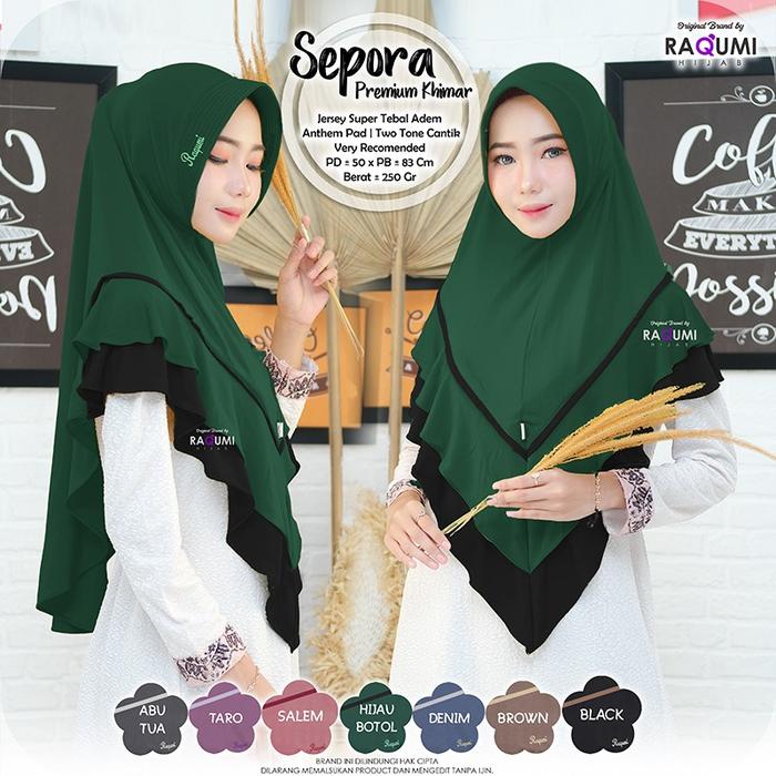 Hijab Instan Sepora Premium by Raqumi / Model Hijab Terbaru 2022