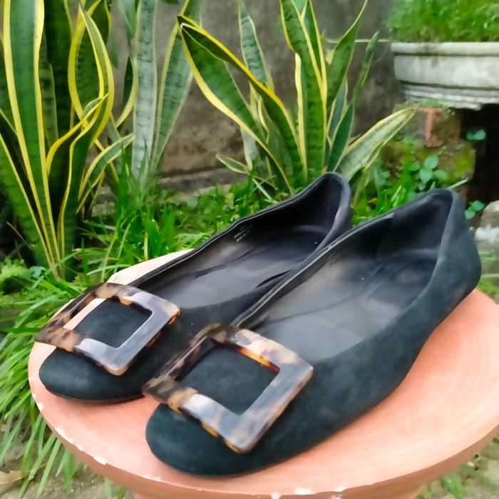 Sepatu Second Teplek Cewek Made In Italy Size 38 Ke 39