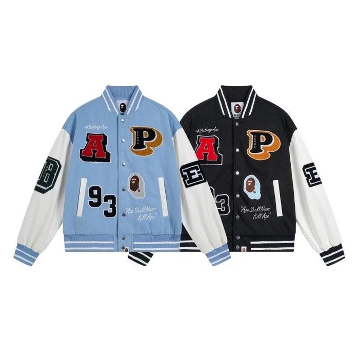 Bape ASNKA Varsity Jacket Bomber