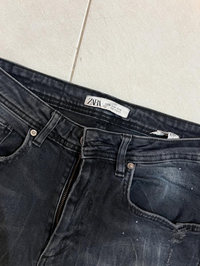 Zara Jeans Washed Second Bekas