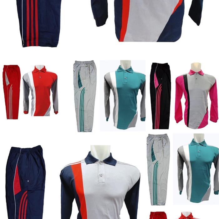 setelan seragam training baju olahraga guru kantor pns kualitas oke