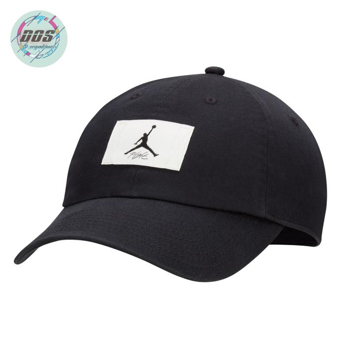 Nike Jordan Topi Basket Club Cap Unisex Original FD5181010 Hitam Snapback Pria Wanita Baseball - Bla