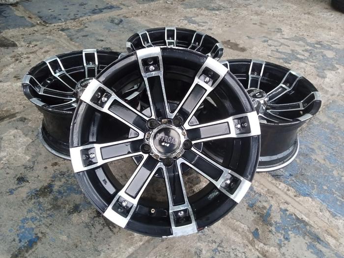 Velg mobil bekas racing off-road ring 16x8 pcd 5x114 seken murah bagus